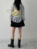 Tiered Flare Mini Skirt