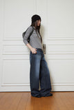 washing a-line denim
