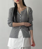 Hachi Strap Loose Fit Cardigan