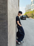 Esther Lettering Denim Pants