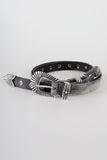 Washing Denim Eyelet Belt