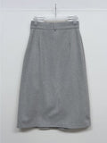 Belly Wool Pleated Skirt