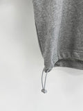 Sweat Boxy String Hoodie