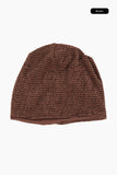 Hairy stripe over beanie