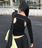 CURVE BACK ARC TEE