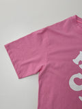Alphabet Lettering Overfit Short Sleeve T-Shirt