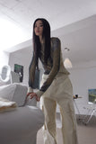 cotton work cargo pants