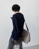 Pin Layered Round Knit