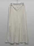 Kelly Satin Banded Long Skirt