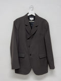 [unisex] Curved 3Button Over Fit Blazer Jacket