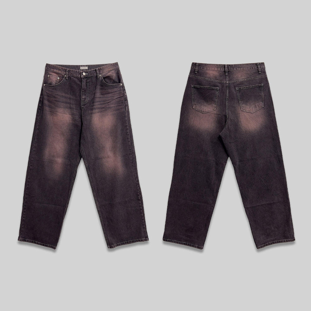 【KOOLOSET】Pink Teen Black Washed Denim KOOLOSET (クロゼット) - ピンクティーンブラックウォッシング