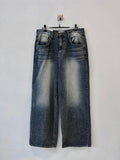 Gracie Blue Wide Denim Jeans