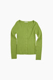 Scoop ribbed cardigan