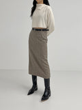 Ronta Unbalance Wool Crop Knit