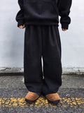 [SET] Momon Corduroy Pullover Hoodie + Pintuck Wide Pants