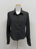 Asso Check Slim Fit Crop Shirt