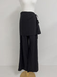 Ribbon Wrap Semi-Wide Slacks