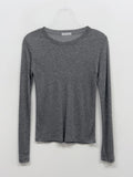 Weekly Tencel See-through Long Sleeve T-shirt