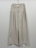 Fortune Pintuck Wide Denim Pants