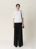 [Premium] Whole Garment Miru Short Sleeve Knitwear
