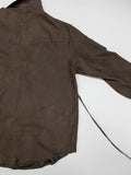 Western Suede Long Shirt