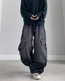 Tei Black String Cargo Denim