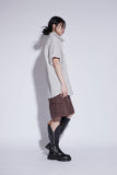 leather belt boots long ver
