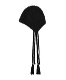 Double Strap Angora Beanie