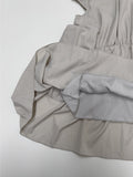Rib Nylon Shirring Mini One Piece