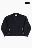 Levon suede racer jacket