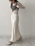Dipping U-neck Sleeveless Top