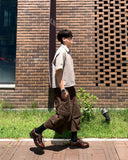 Roach cut cargo bermuda pants