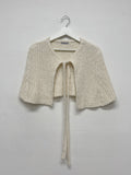 Boucle Strap Cape Cardigan
