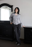 Poplar lace knit top
