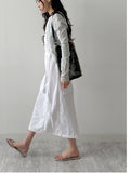 Joanne Nylon Sleeveless Wrap One Piece Long