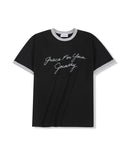 Grace Crop Ringer Tee