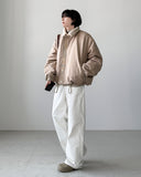 White Long Wide Pants