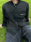 Product denim biker JK