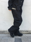 [SET] Aubert Non-Faded Curved Denim Pants