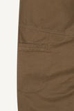 Utility Pintuck Wide Cotton Pants