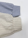 Melon Stripe Hood Shirt