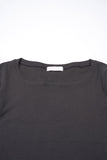 Side button slit long sleeve