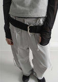 SUEDE WIDE BELT