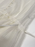 Somi See-through Frill Sleeveless Blouse