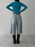 Aqua Tencel Long Sleeve T-Shirt