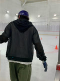 Youth two-way flow hood zip-up