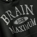 Brain Line Brushed Hoodie