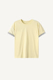 Lolly Color Matching Roll-up T-shirt