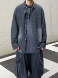Gradation Washed Denim Shirt