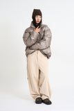 Crown corduroy wide cargo pants